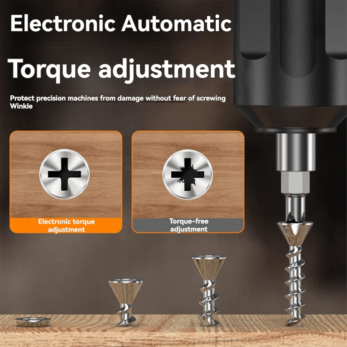 USB Rechargeable Cordless Mini Electric Screwdriver with Bit and Cable - Image 5