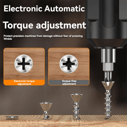USB Rechargeable Cordless Mini Electric Screwdriver with Bit and Cable - Image 5