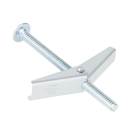 Toggle Bolt Drywall Anchors, 1/8 in Metal Butterfly Anchors, 50 Pieces