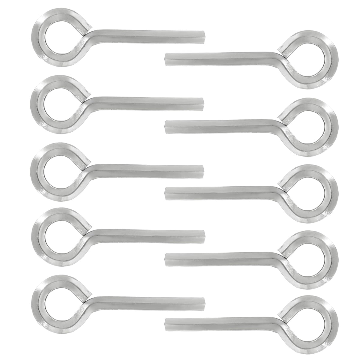 Hex Dogging Keys with Full Loop, 7/32 in Steel Push-Bar Exit Device Keys, 10-Pack