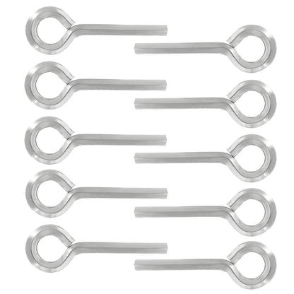 Hex Dogging Keys with Full Loop, 7/32 in Steel Push-Bar Exit Device Keys, 10-Pack