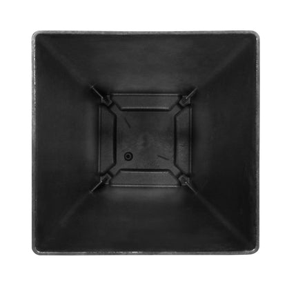 24-Inch Slate Grey Recycled Planter, Indoor and Outdoor, Set of 2 - Image 4
