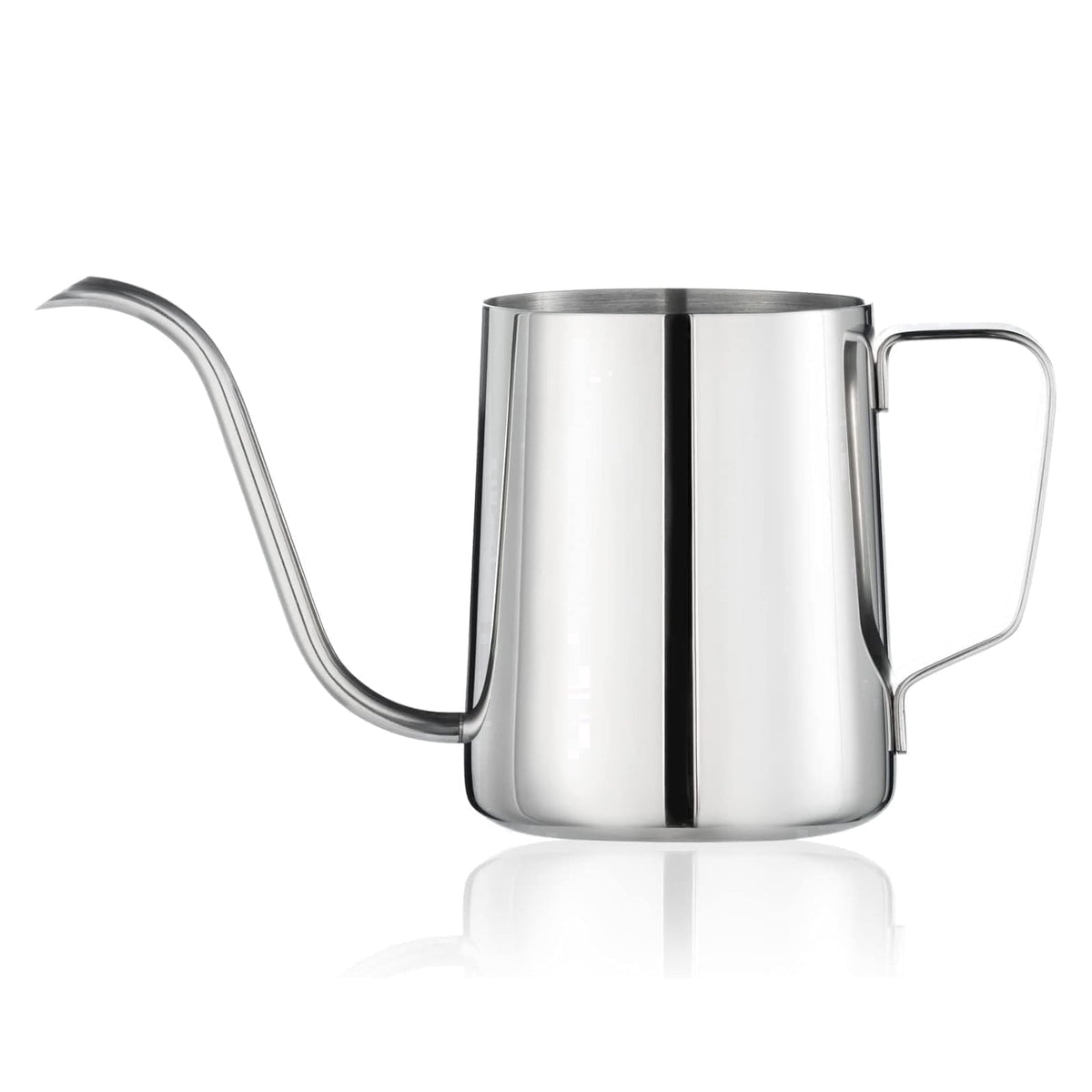 Small Stainless Steel Indoor Watering Can, 12 oz with Long Narrow Spout