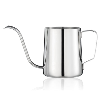 Small Stainless Steel Indoor Watering Can, 12 oz with Long Narrow Spout