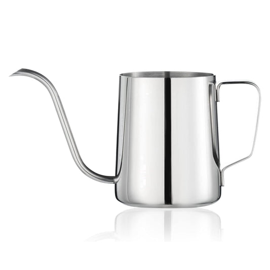 Small Stainless Steel Indoor Watering Can, 12 oz with Long Narrow Spout