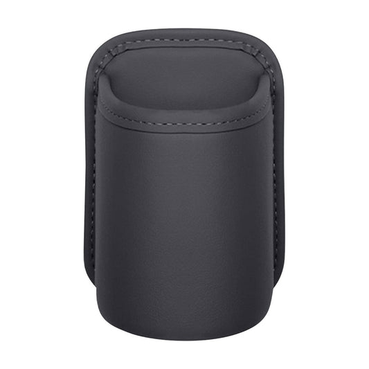 Clip-On Car Door Cup Holder, Faux Leather Bottle and Drink Organizer, 16 x 10 cm