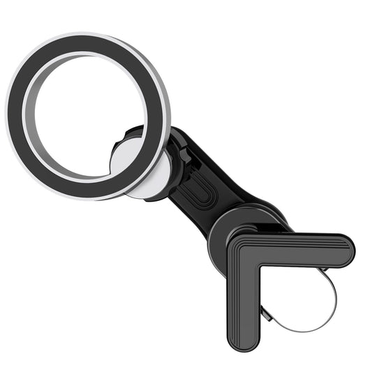 Magnetic Phone Mount for Center Touchscreen Displays, Black and Silver