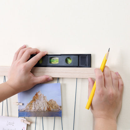 9-Inch Magnetic Torpedo Level with 3 Vials, Non-Marring Plastic - Image 5