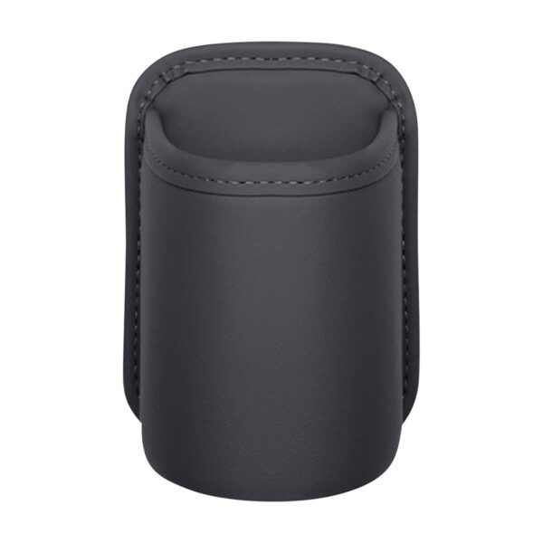 Clip-On Car Door Cup Holder, Faux Leather Bottle and Drink Organizer, 16 x 10 cm